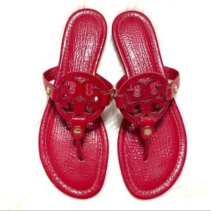 Tory Burch | Shoes | Tory Burch Bloomingdales Red Miller Sandals | Poshmark